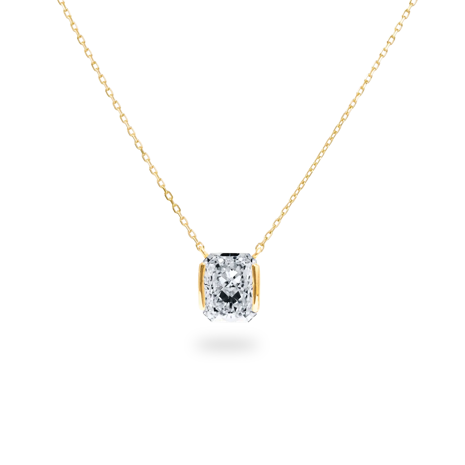Facet 1ct Radiant Necklace