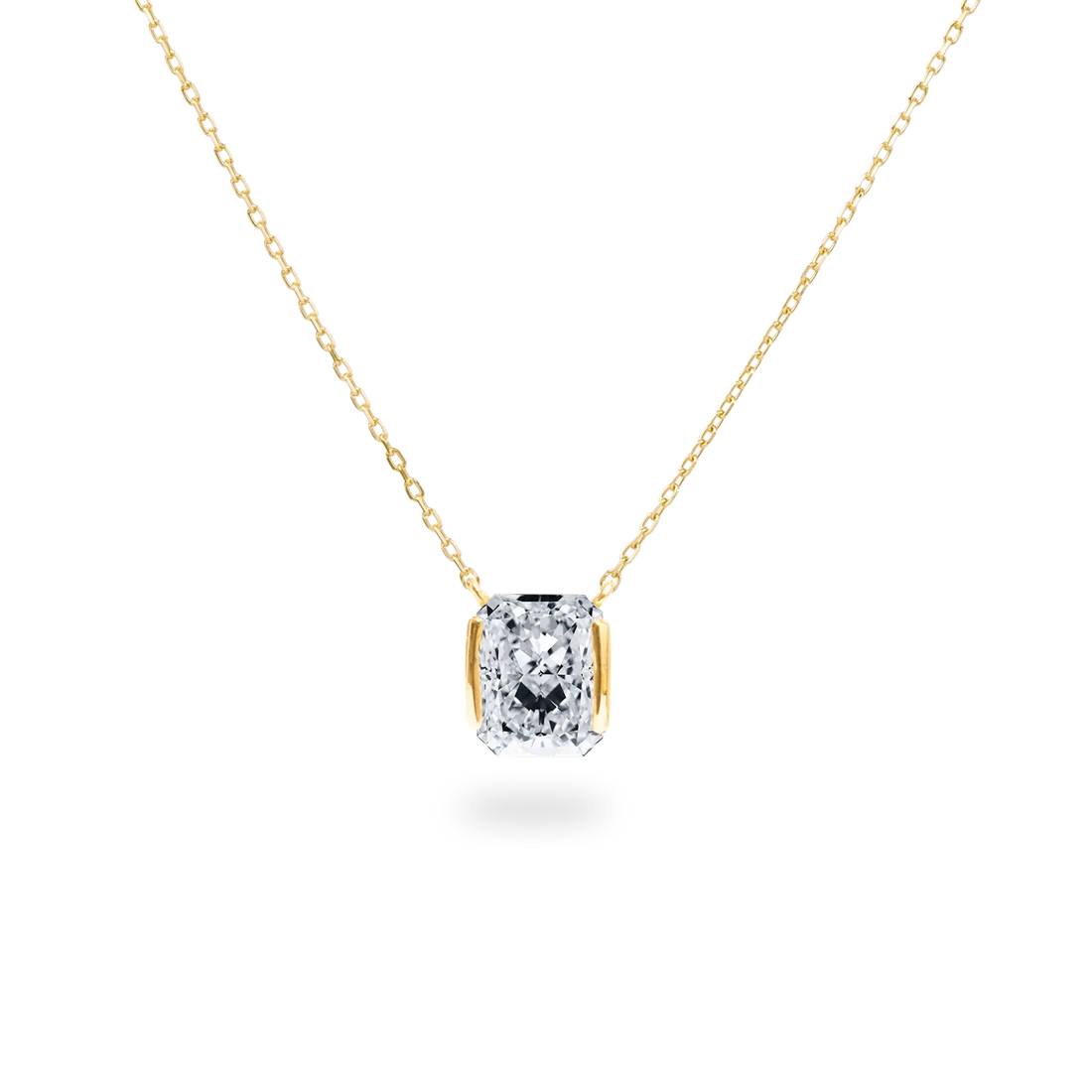 Facet 1ct Radiant Necklace