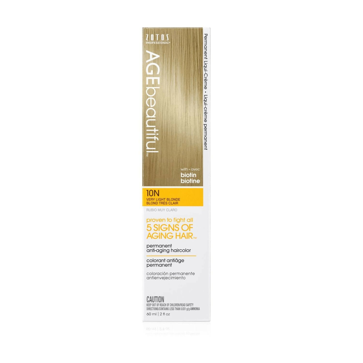 10N Very Light Blonde Permanent Liqui Creme Haircolor