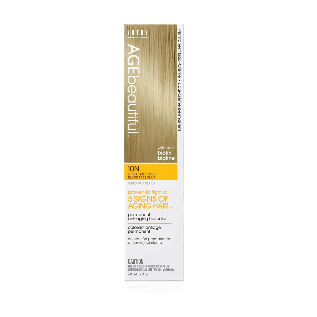 10N Very Light Blonde Permanent Liqui Creme Haircolor
