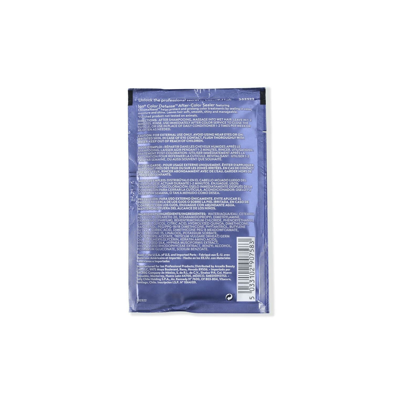 Color Defense After Color Sealer Packette
