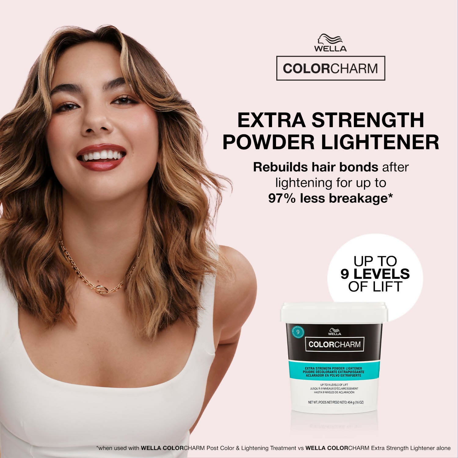 Wella Colorcharm Extra Strength Powder Lightener 1 Oz