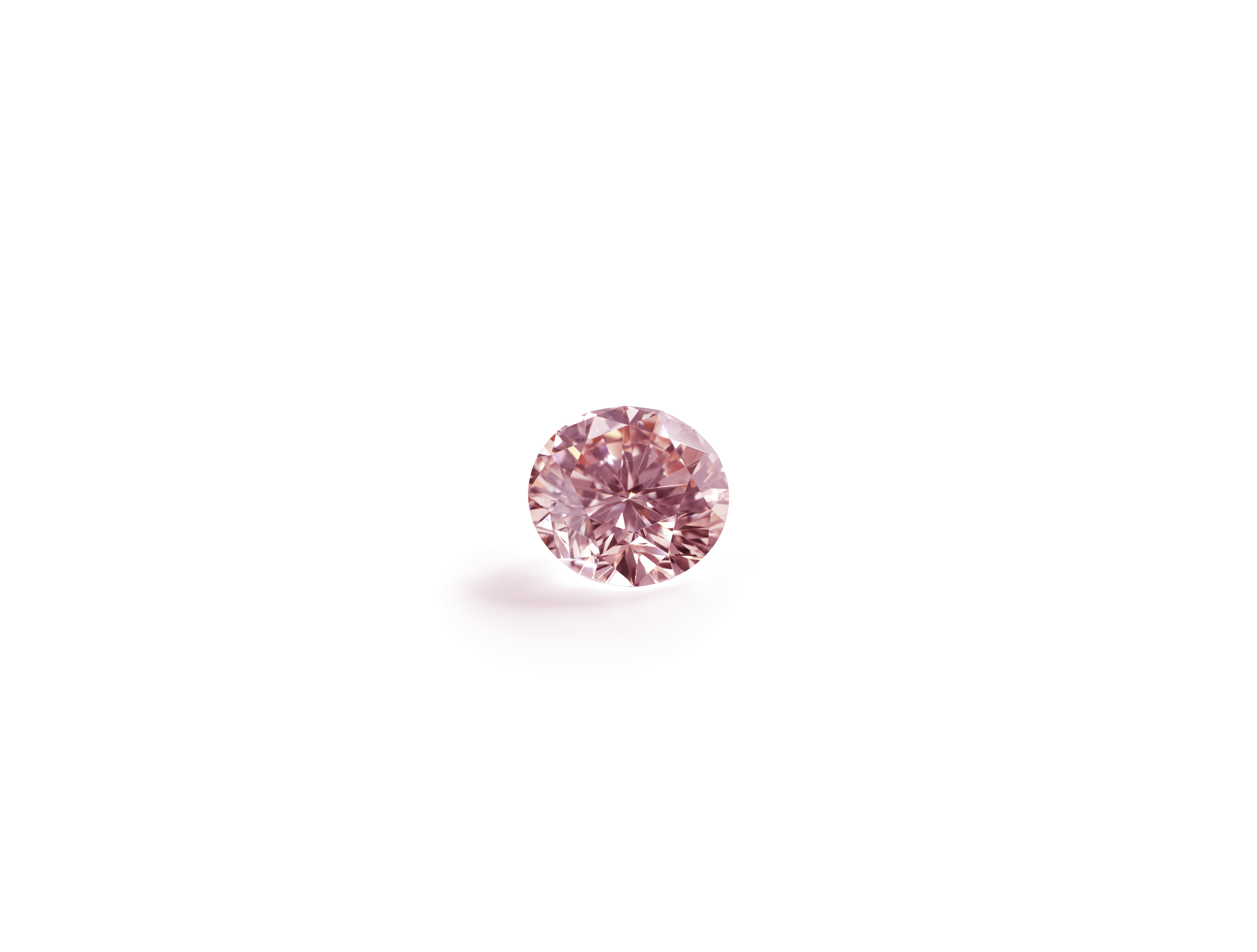Lab-Grown Loose 1ct. Round Brilliant Diamond | Pink