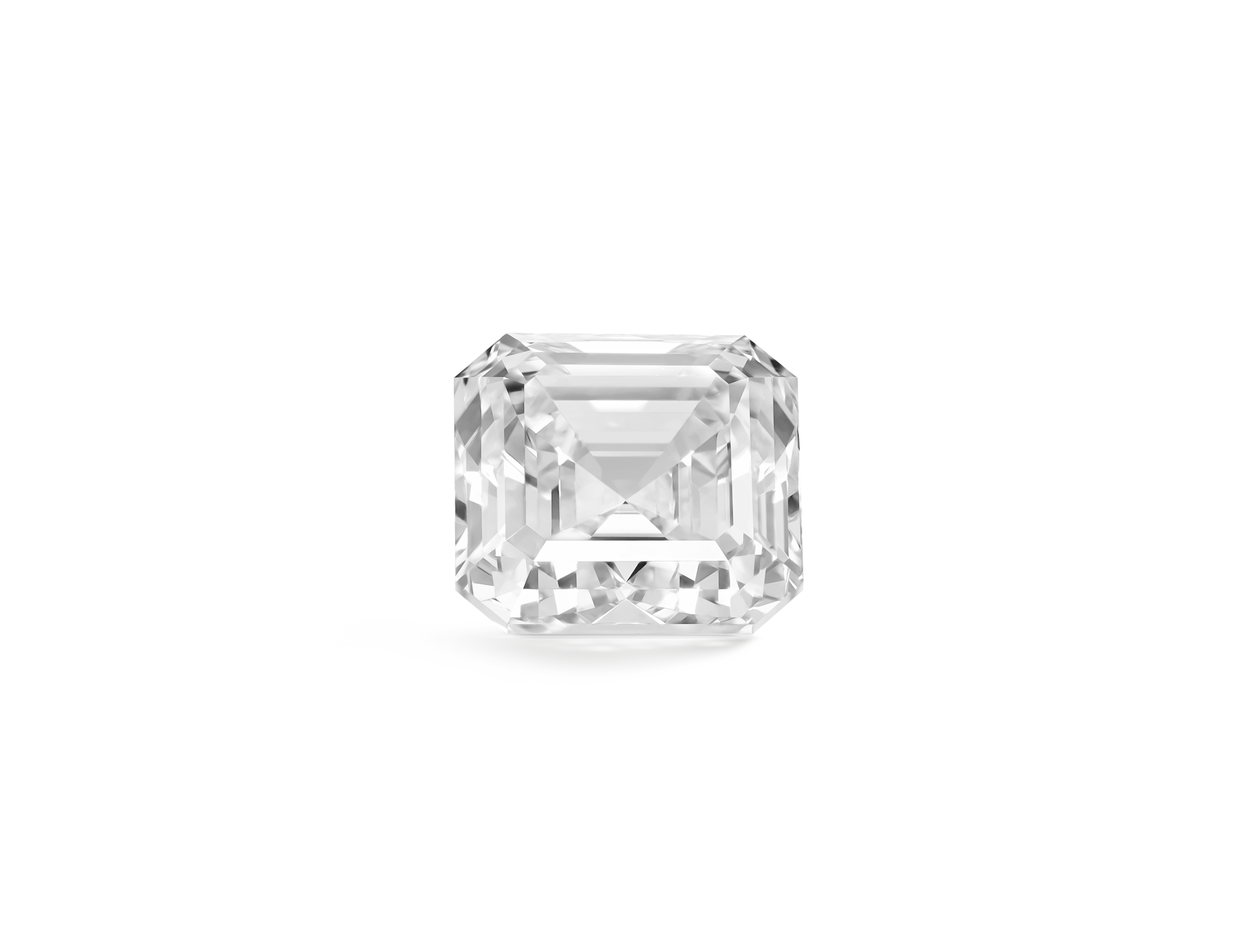 Lab-Grown Loose 2½ct. Asscher Cut Diamond | White