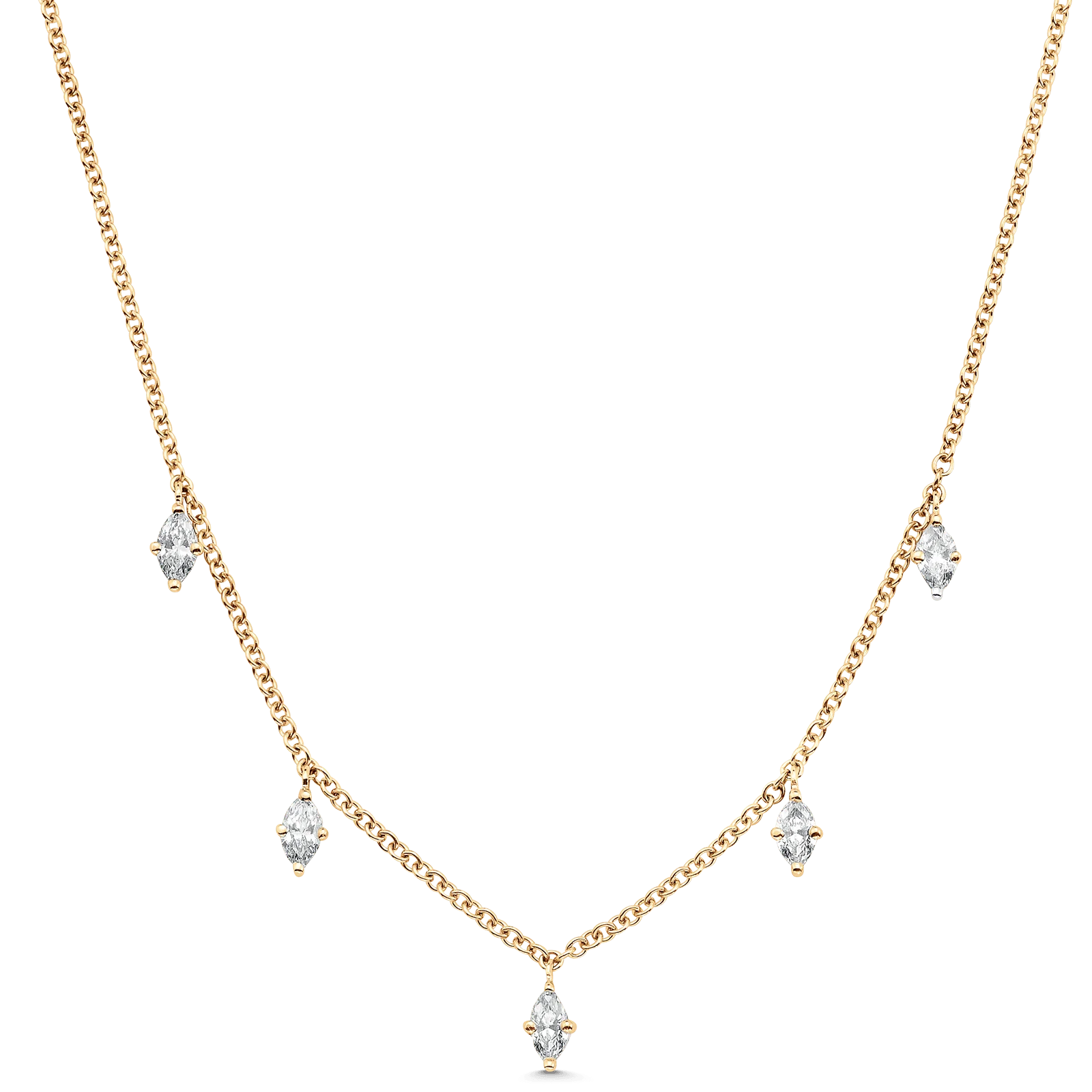 Dujour Marquise Diamond Necklace